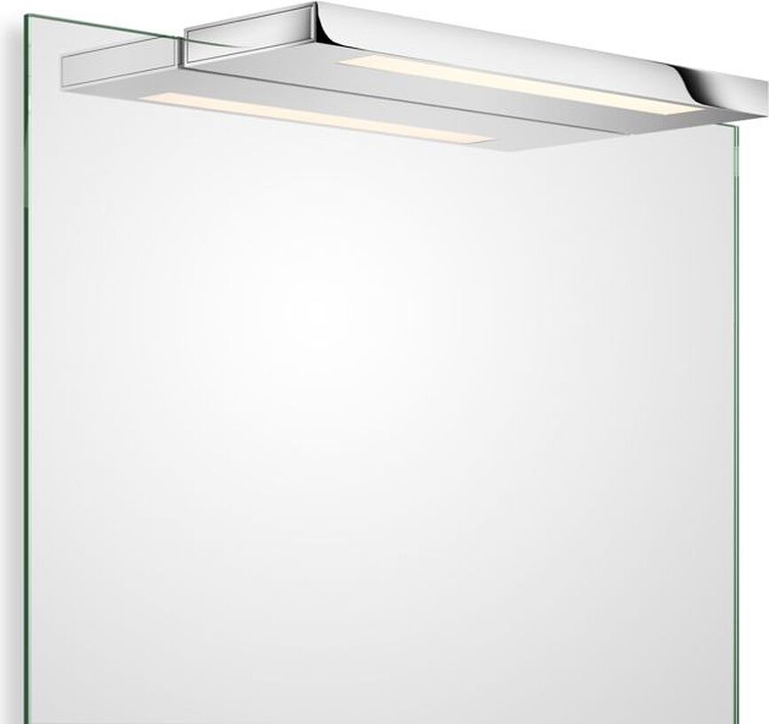 Veidrodžio šviestuvas Slim Clip On chromo spalvos 34 cm