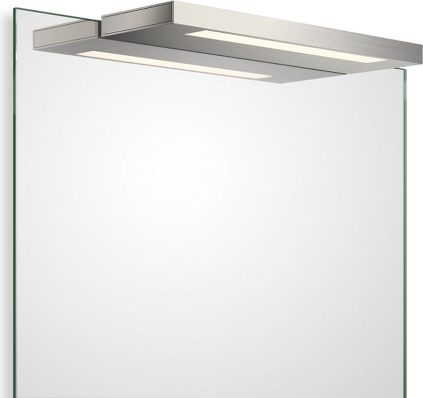 Veidrodžio šviestuvas Slim Clip On nikelio spalvos 34 cm