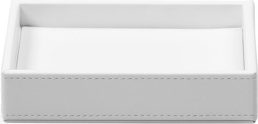 Vonios padėklas Brownie baltos spalvos 9,5 x 13 cm