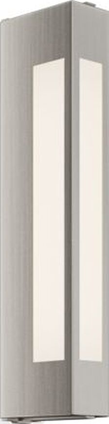 Wandlamp Bloc 37 cm nikkel
