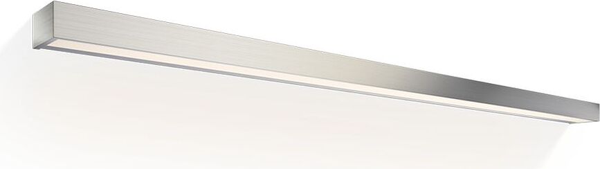Wandlamp Box LED 150 cm nikkel