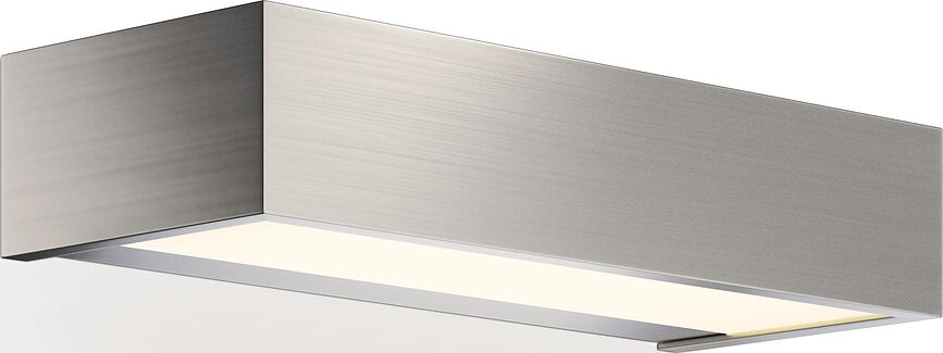 Wandlamp Box LED 25 cm nikkel