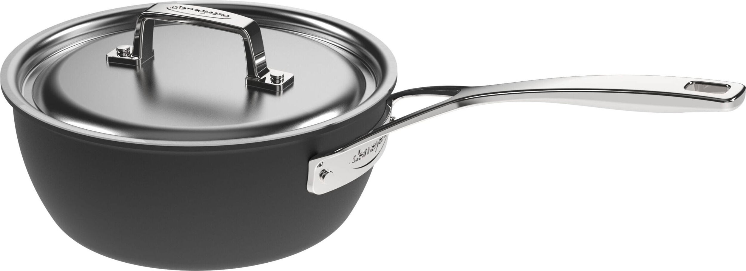 Konische Stielkasserolle mit Deckel Black 5 20 cm