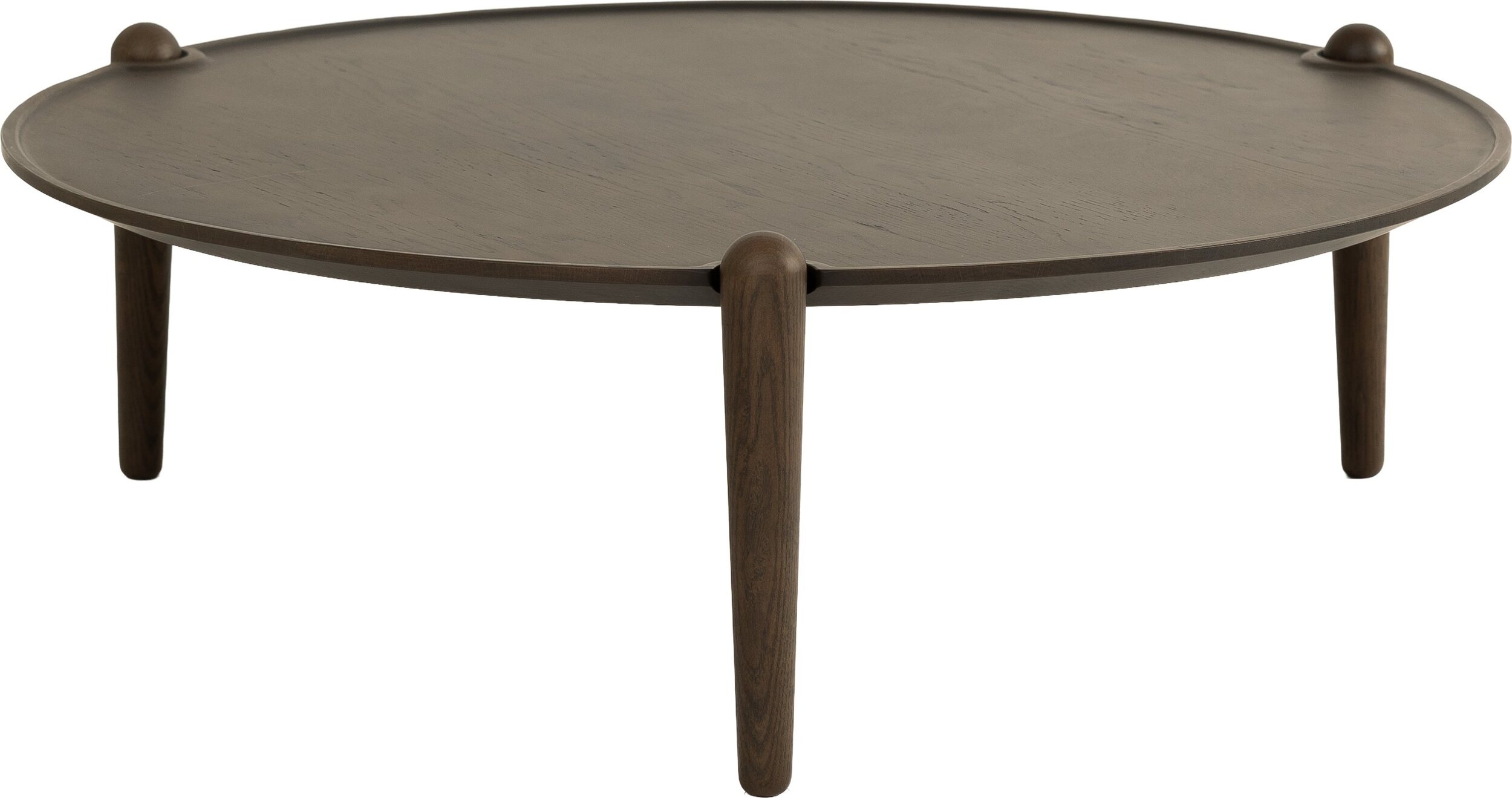 Aria Couchtisch niedrig 90 cm, dunkle Eiche