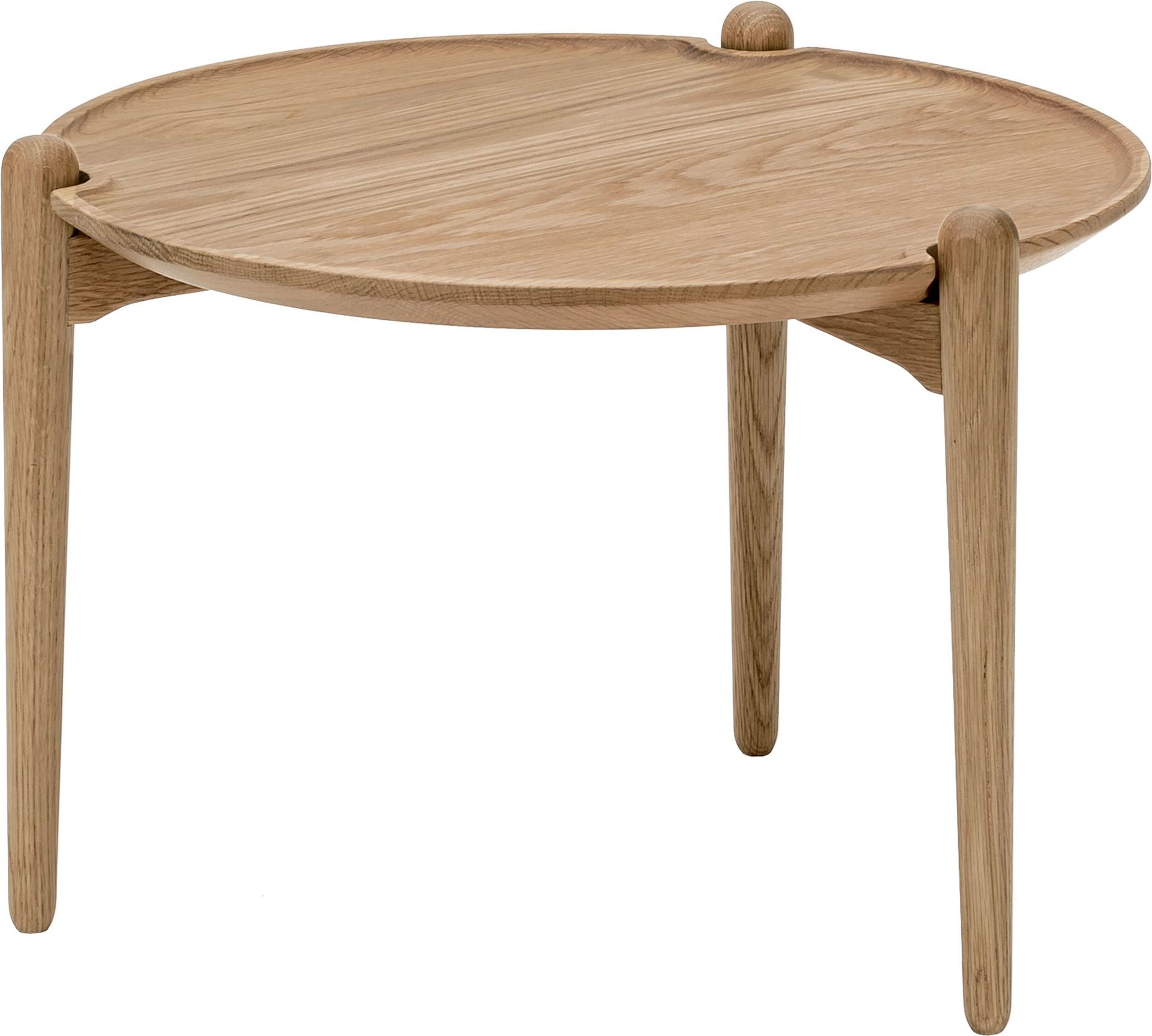 Aria Couchtisch rund 37 cm, Eiche