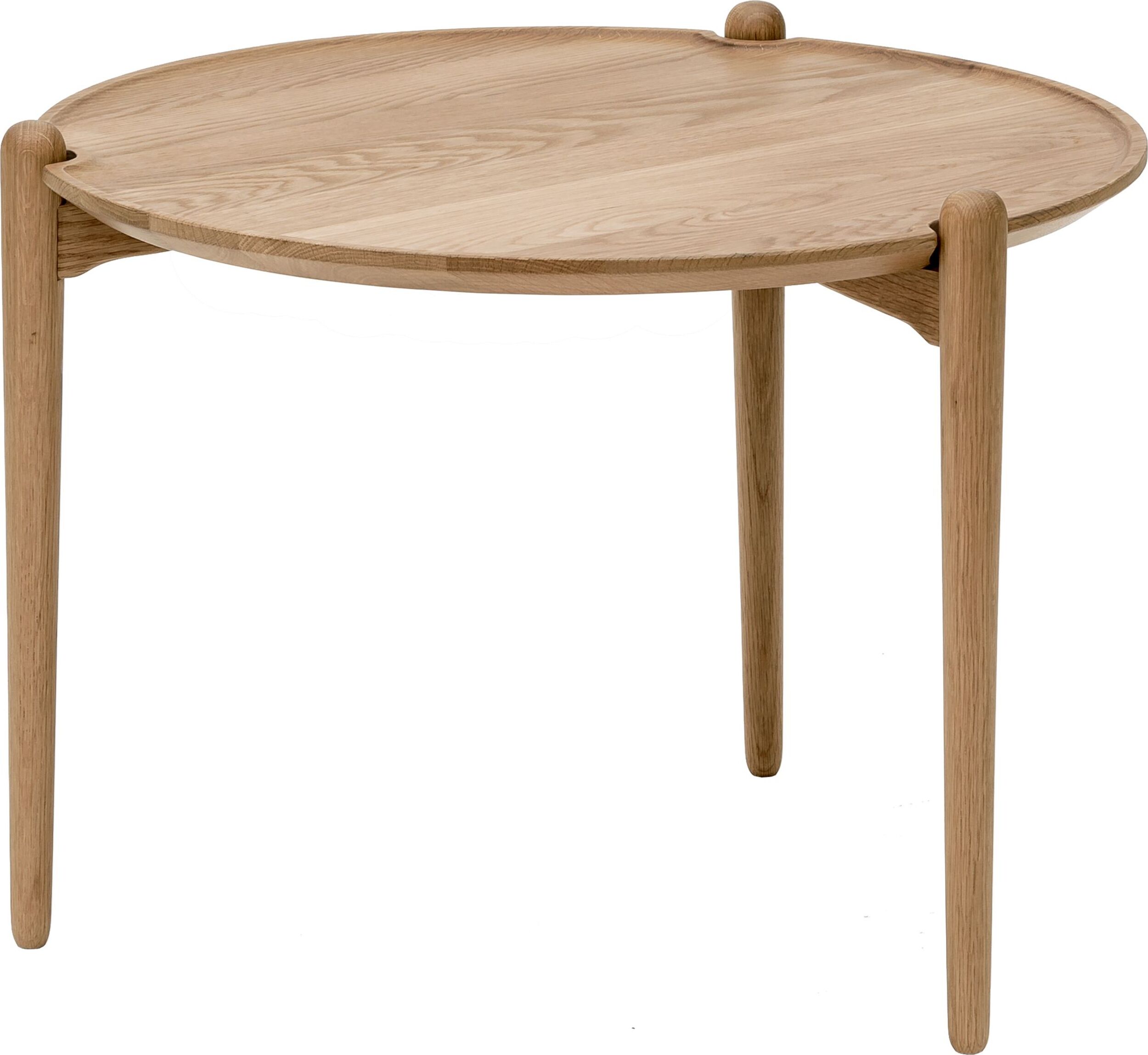 Aria Couchtisch rund 46 cm, Eiche