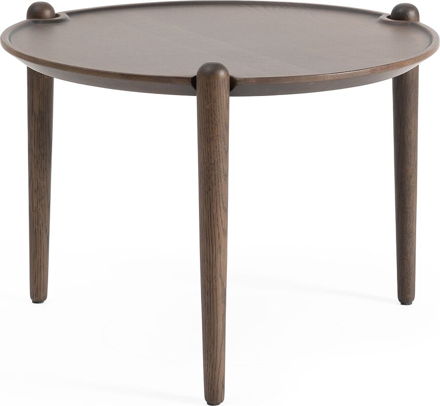 Aria ümmargune kohvilaud, 37 cm, tume tamm