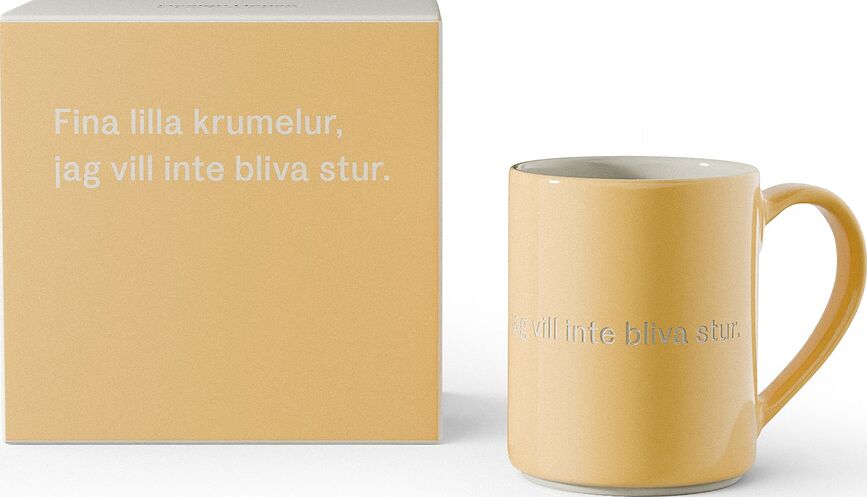 Astrid Skodelica, rumena