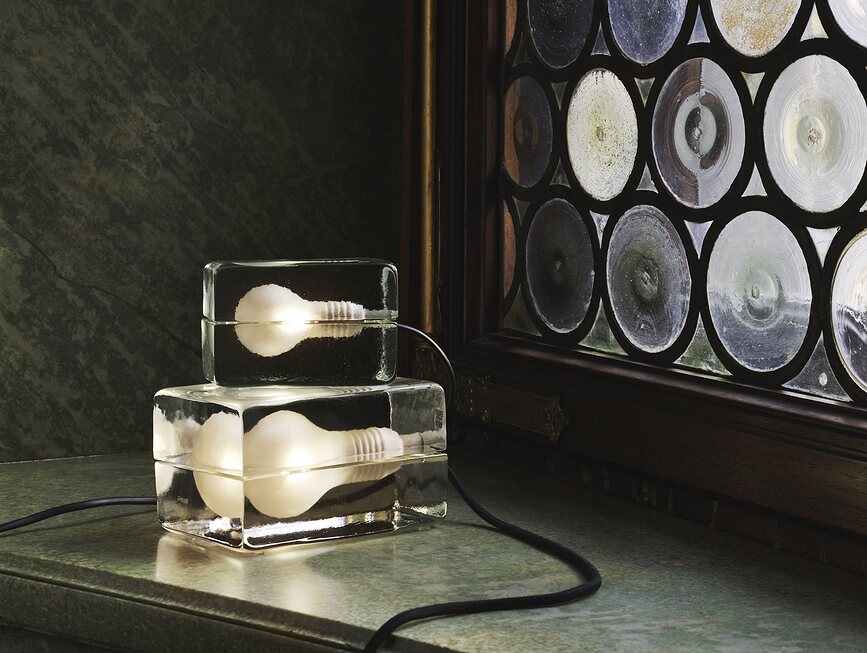 Block Lampe de Table, avec câble noir