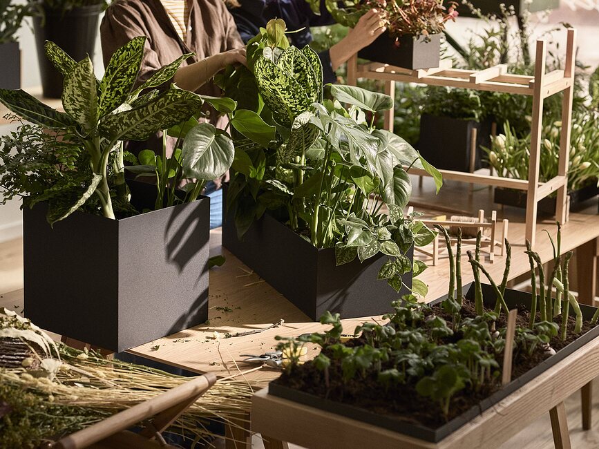 Botanic Stalak za cvijeće crni