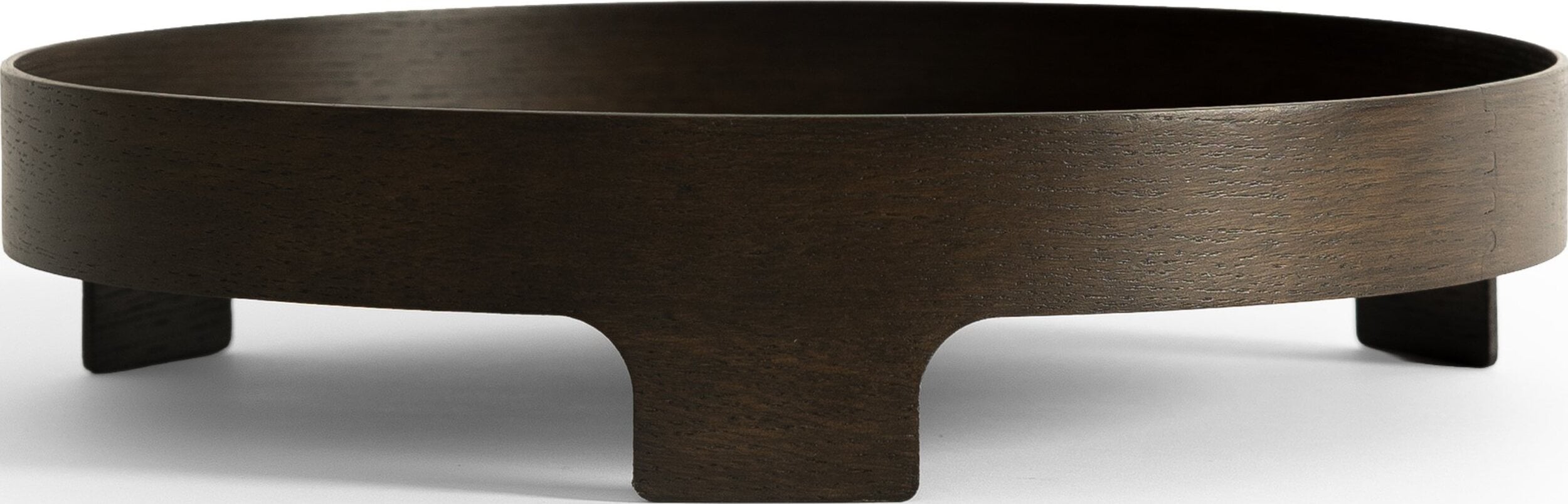 Bridge Serviertablett 42 cm, dunkle Eiche