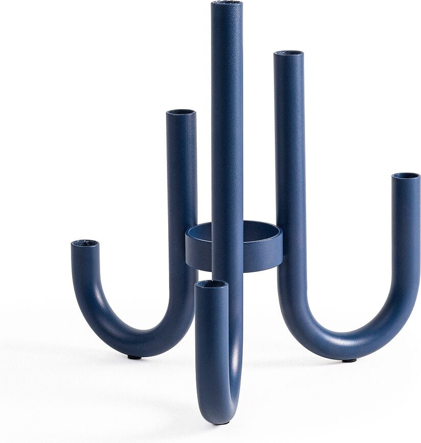 Candelabro Turn, azul