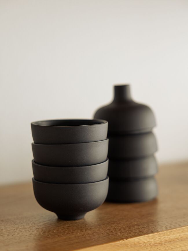 Cuenco con tapa Sand S, color óxido