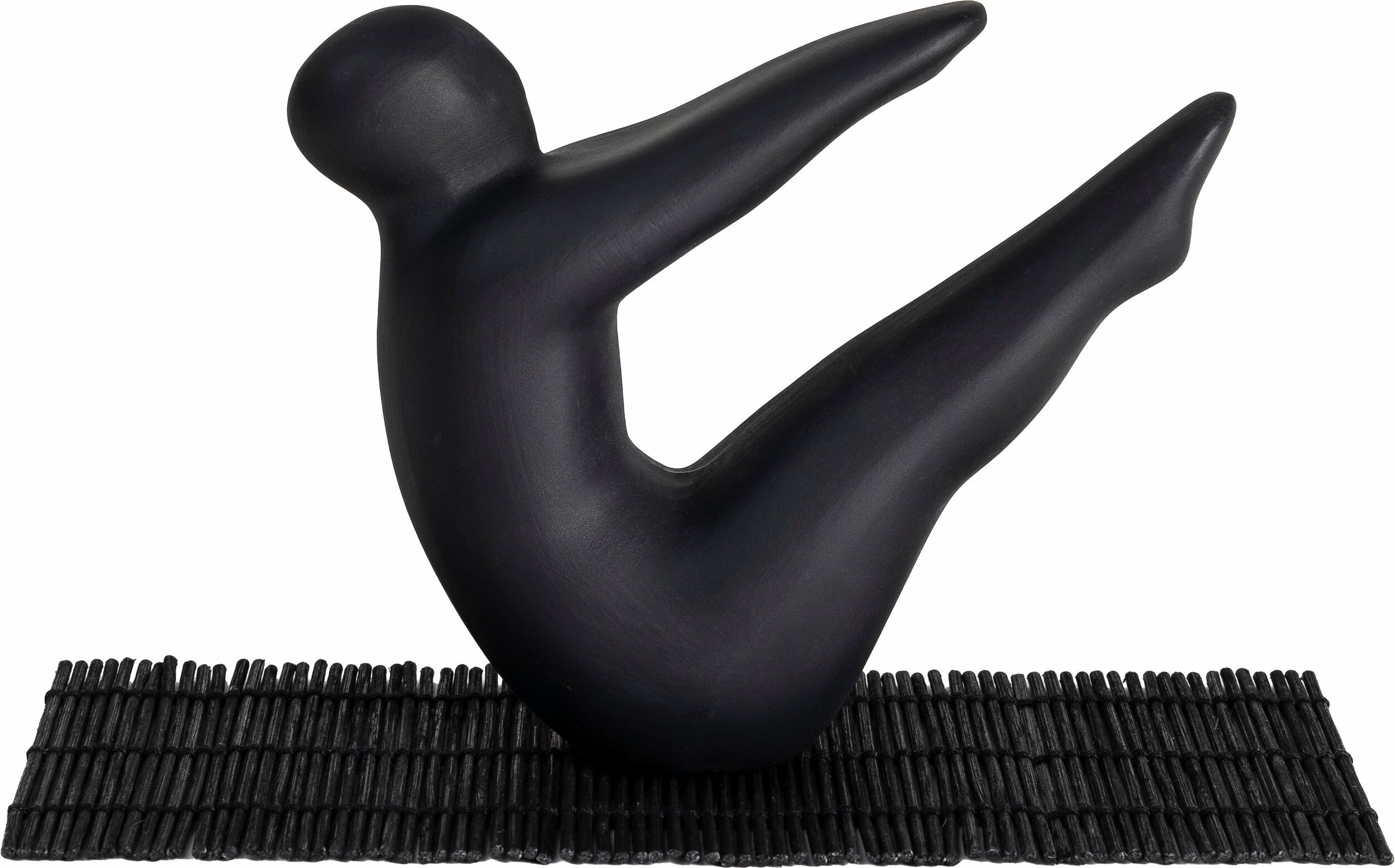 Dekofigur Yoga No.2, schwarz