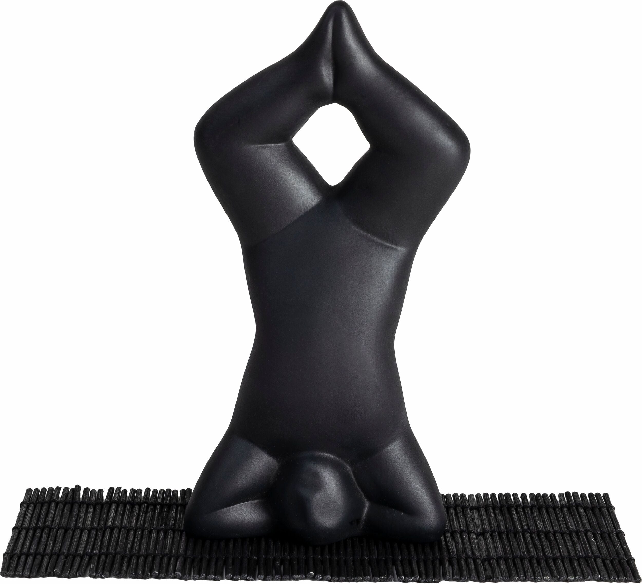 Dekofigur Yoga No.3, schwarz