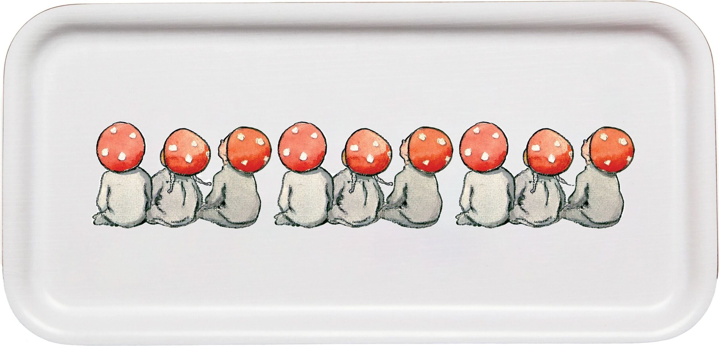 Elsa Beskow Children of the Forest Serviertablett, 13 x 28 cm