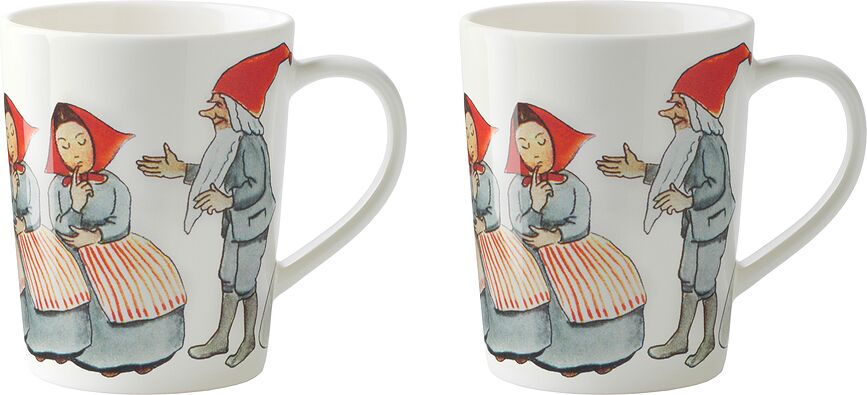 Elsa Beskow Elf Family Skodelice za kuhano vino, 2 kosa