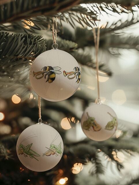 Elsa Beskow Weihnachtskugeln, 3 St. - Design House Stockholm