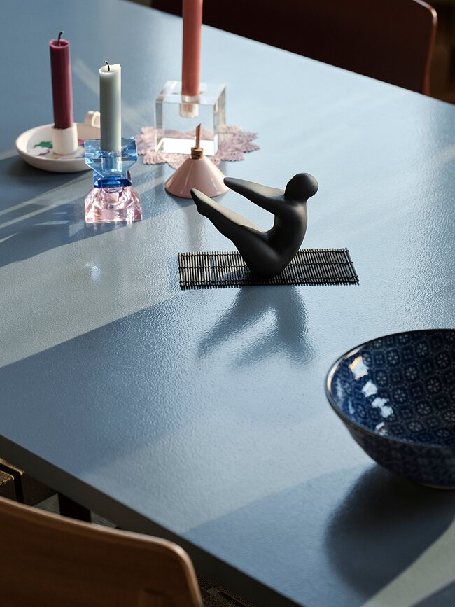 Figura decorativa Yoga No.2, gris claro