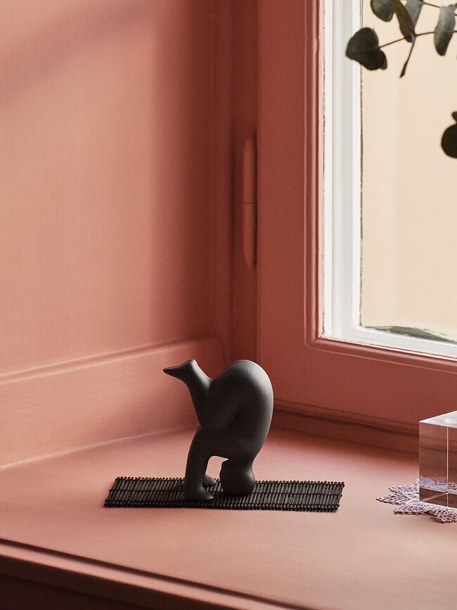 Figura decorativa Yoga No.4, gris claro