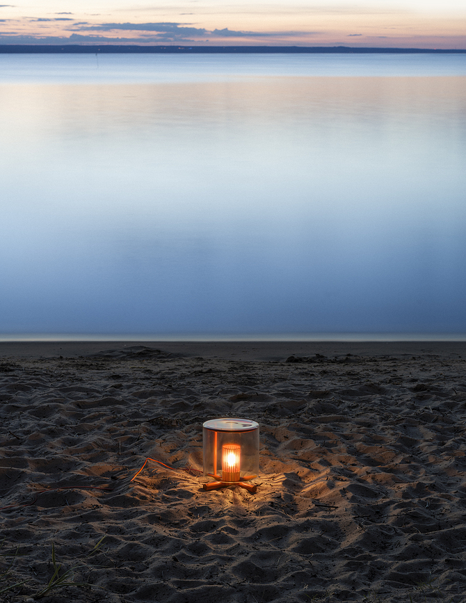 Fireplace Επιτραπέζιο Φωτιστικό, κόκκινο