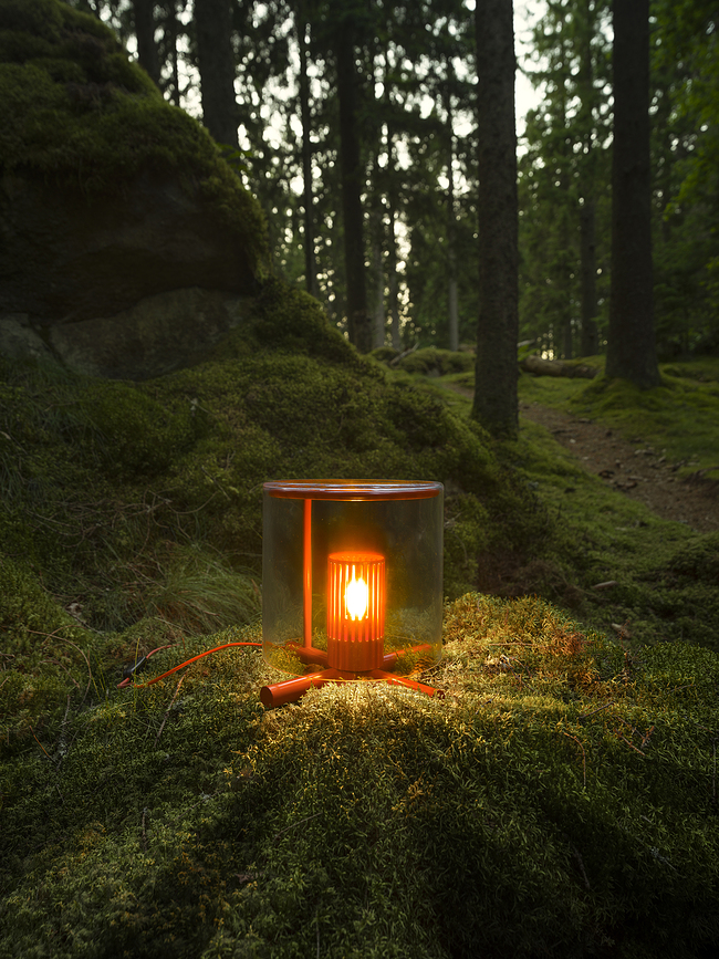 Fireplace Επιτραπέζιο Φωτιστικό, κόκκινο