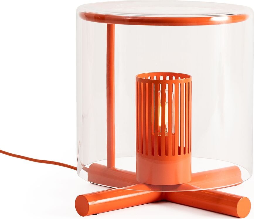 Fireplace Lampa stolna crvena