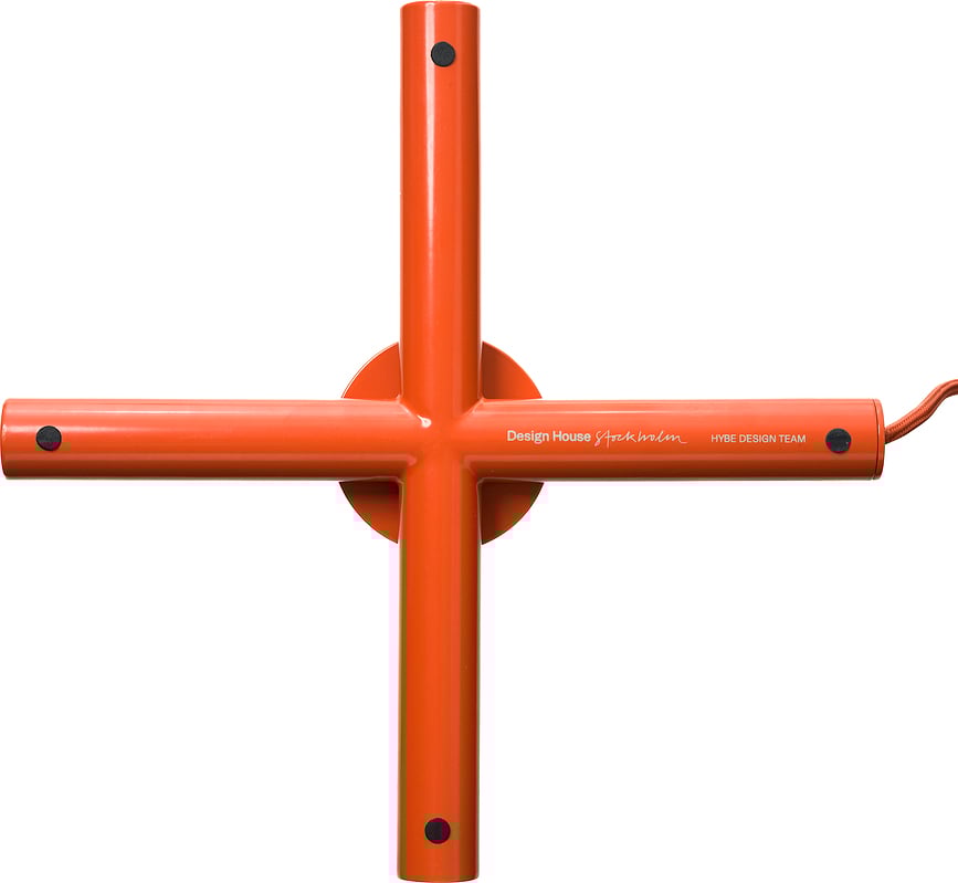 Fireplace Lampa stolna crvena