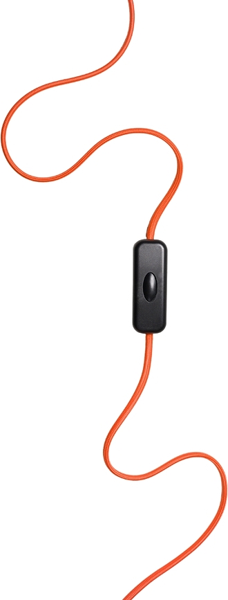 Fireplace Lampe de table, rouge