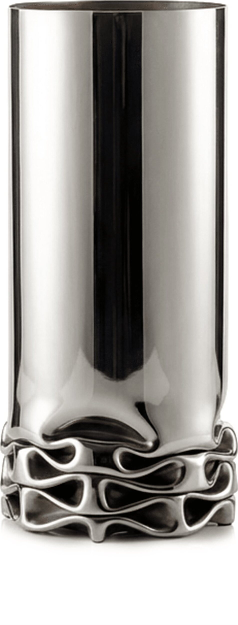 Hydraulic Vase 32 cm, Edelstahl
