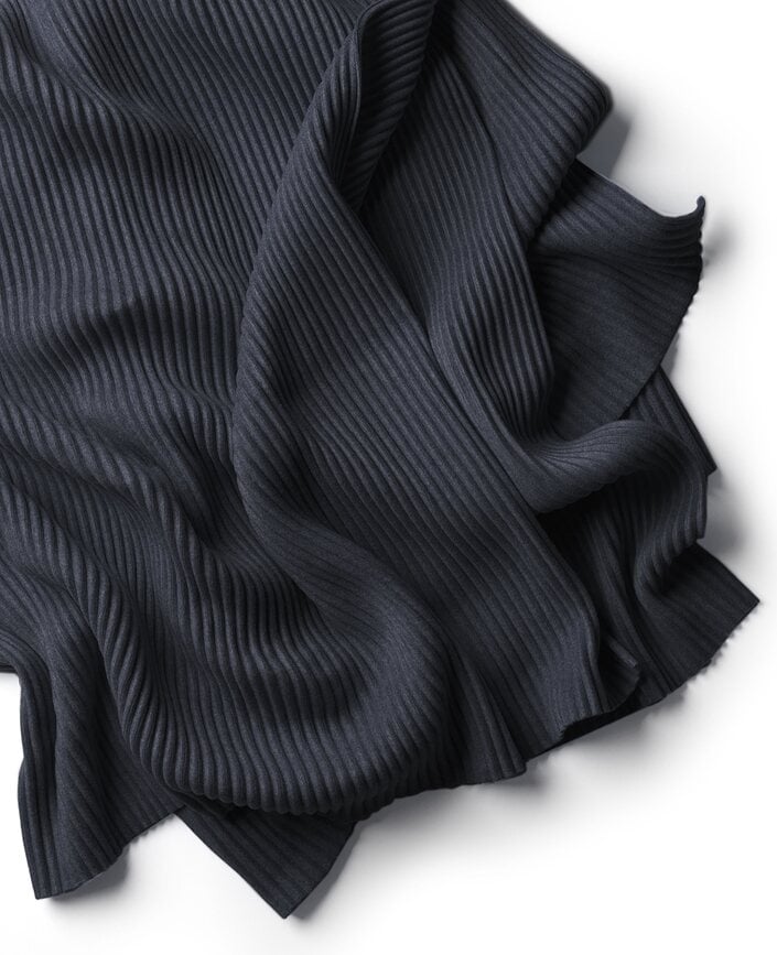 Manta Pleece, 140 x 160 cm, gris oscuro