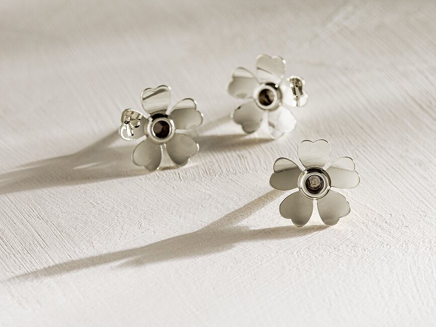 Me to You Βάσεις για Κεριά Τούρτας, ασημένιες, 3 τμχ