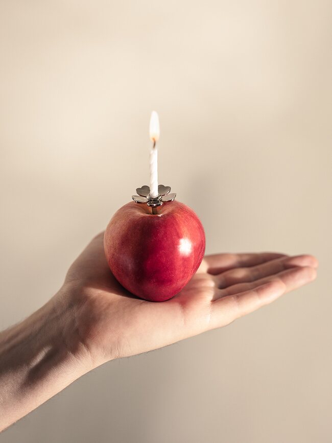 Me to You Držač za Svjećicu za tortu srebrni