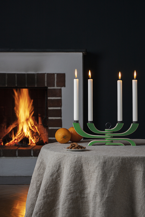 Nordic Svijećnjak višekraki crni