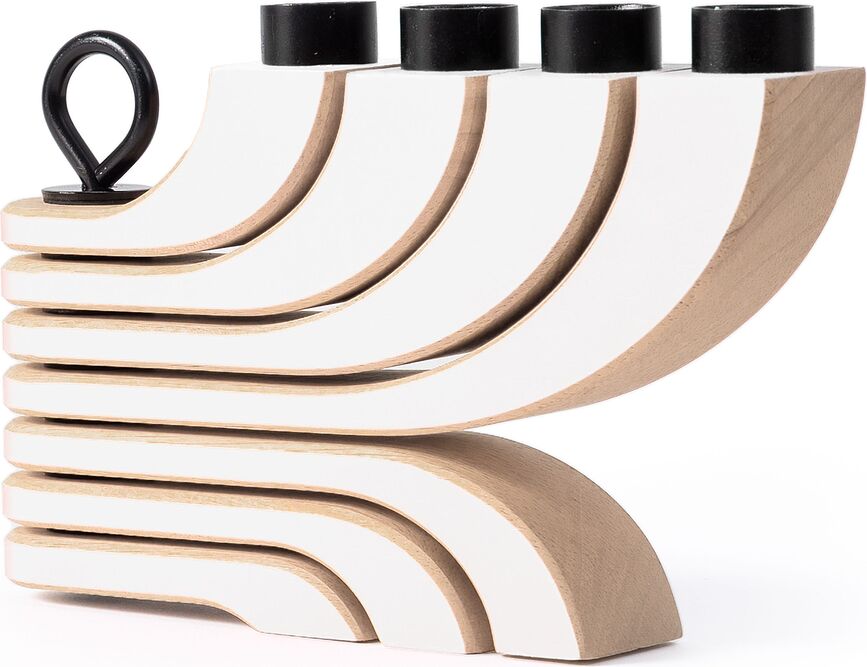 Nordic Svijećnjak višerameni bijeli