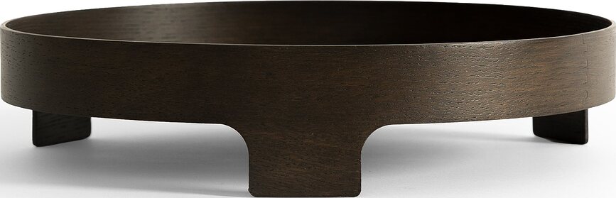 Plateau de service Bridge 42 cm, chêne foncé