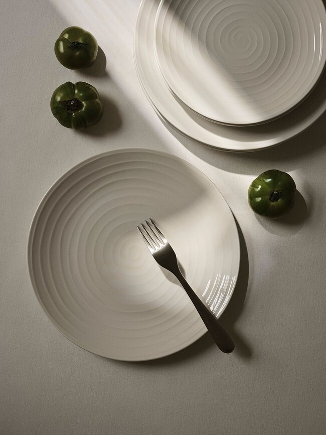 Plato de desayuno Blond, 22 cm, a rayas