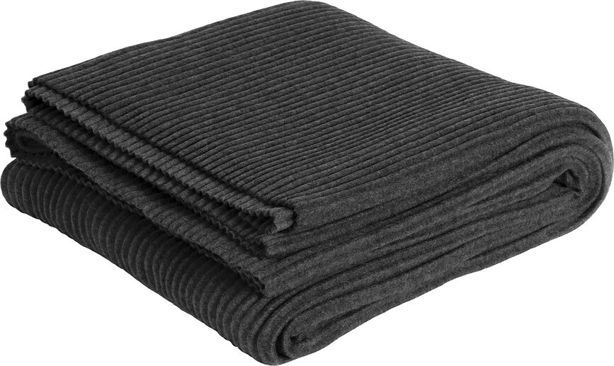 Pleece Plaid 140 x 160 cm, gris foncé