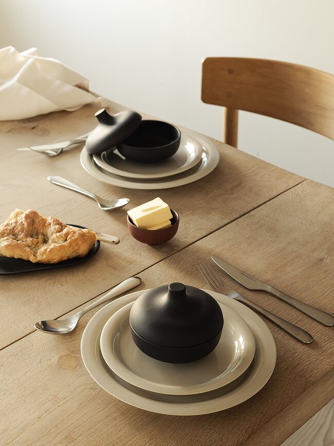 Sand Bol avec couvercle, M, rouille