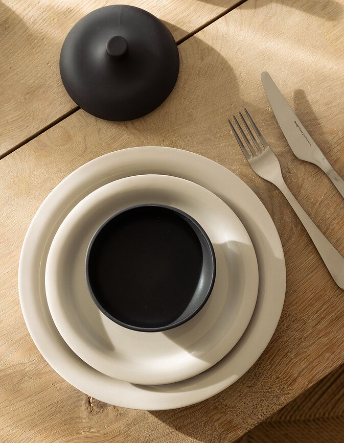 Sand Bol avec couvercle, M, rouille