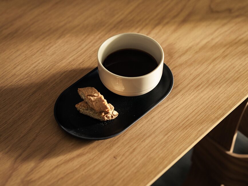 Sand Tanjur za grickalice ovalni hrđavi