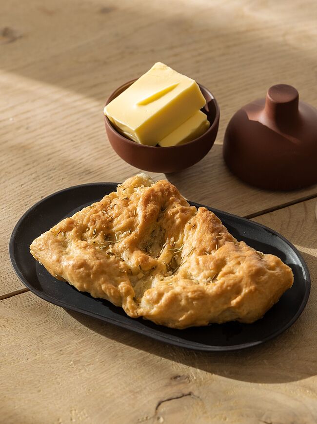 Sand Tanjur za grickalice ovalni hrđavi