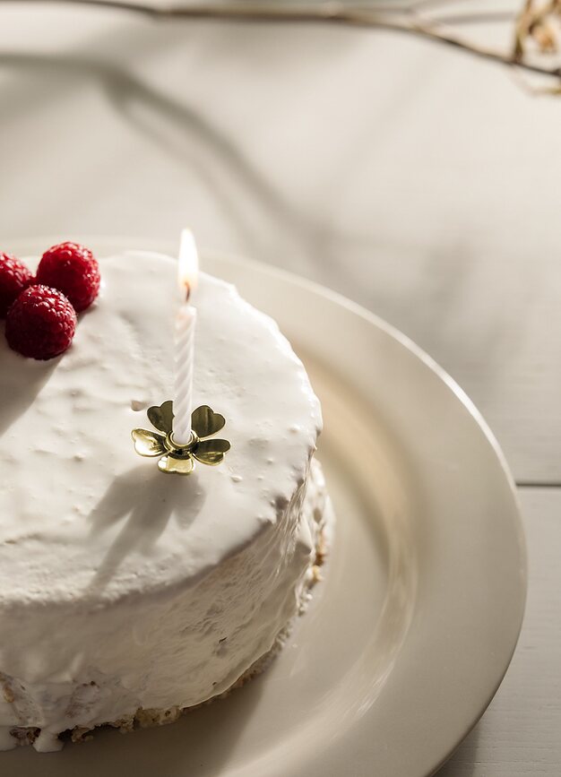 Base para Vela de Tarta Me to You, plateada