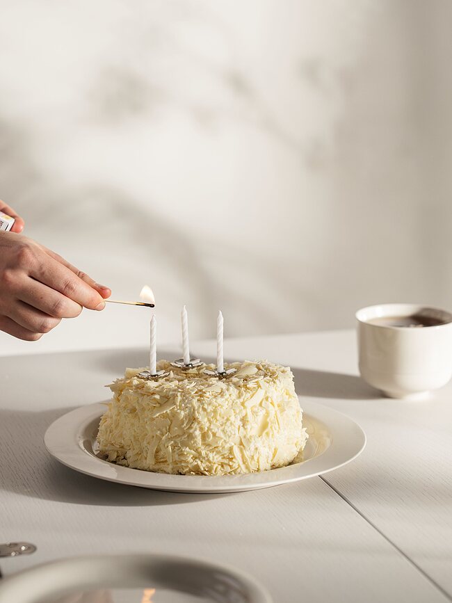 Base para Vela de Tarta Me to You, plateada