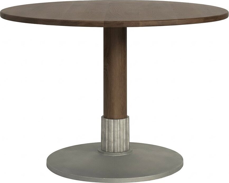 Stół okrągły Tock 110 cm ciemny dąb