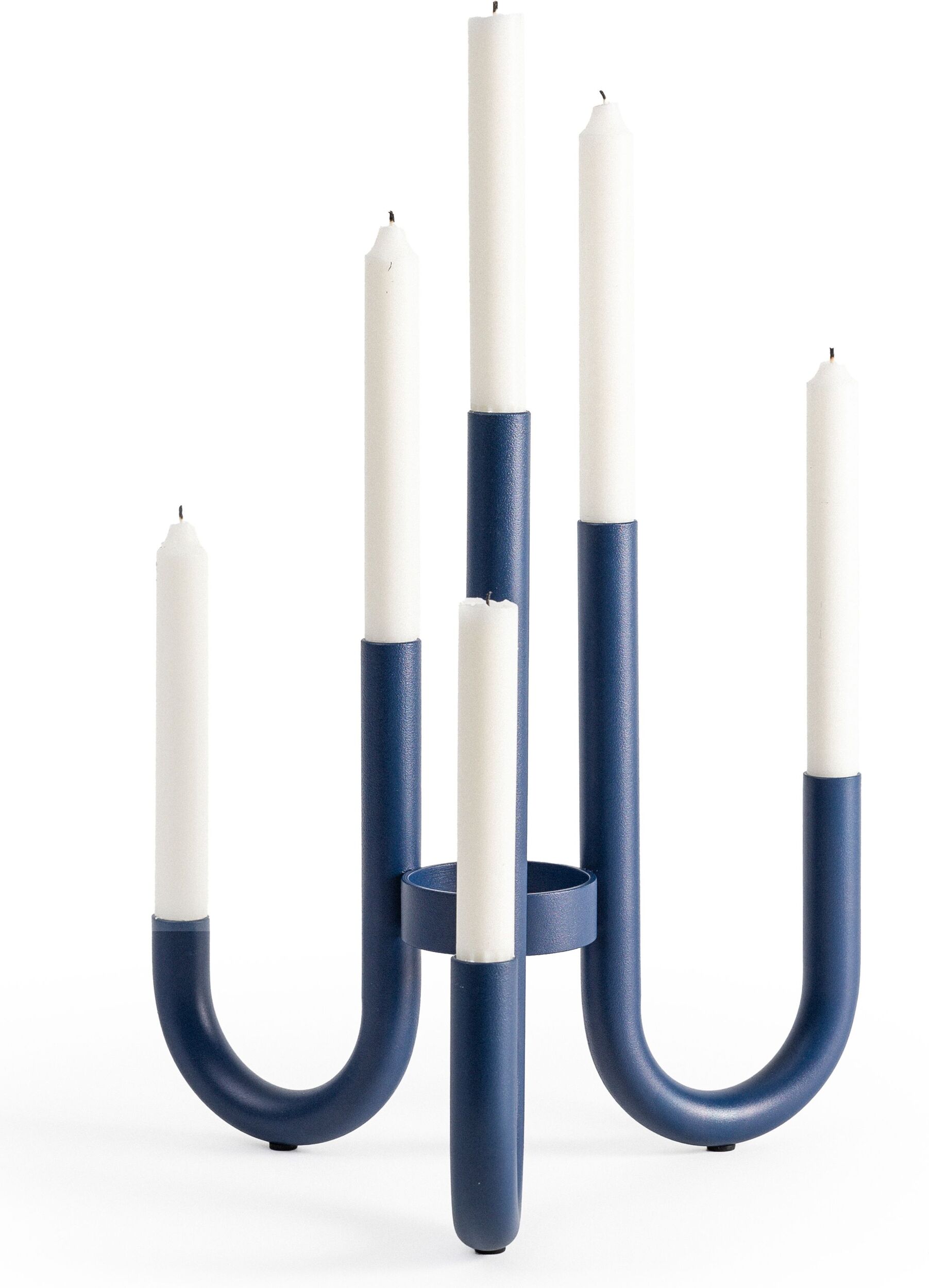 Turn mehrarmiger Kerzenständer, blau