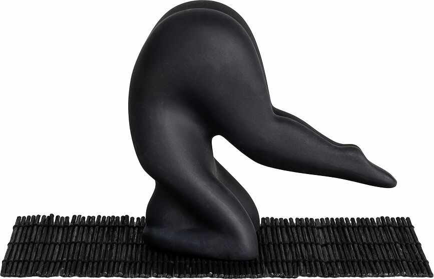 Yoga No.1 Figura dekorativna crna