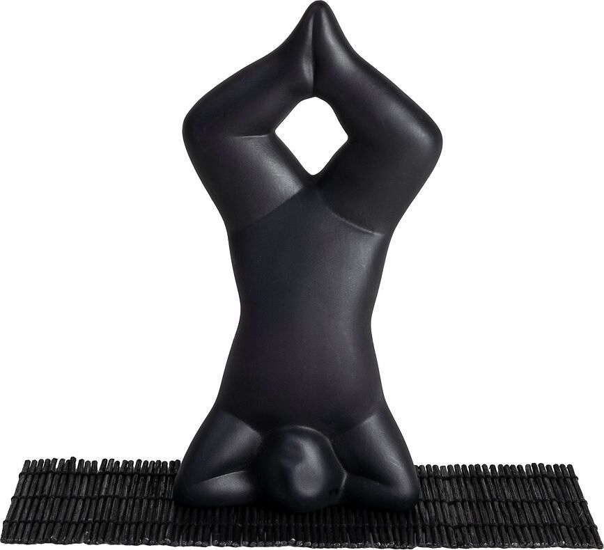 Yoga No.3 Figurica dekorativna crna