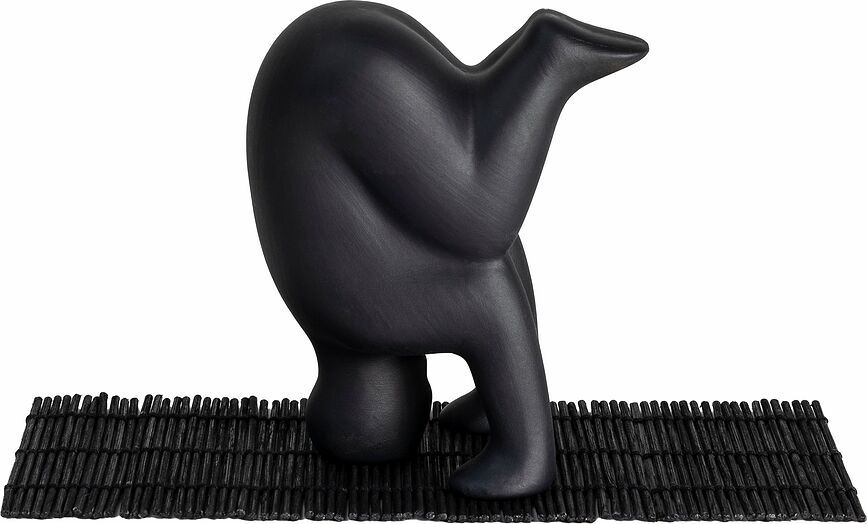 Yoga No.4 Figurica dekorativna crna