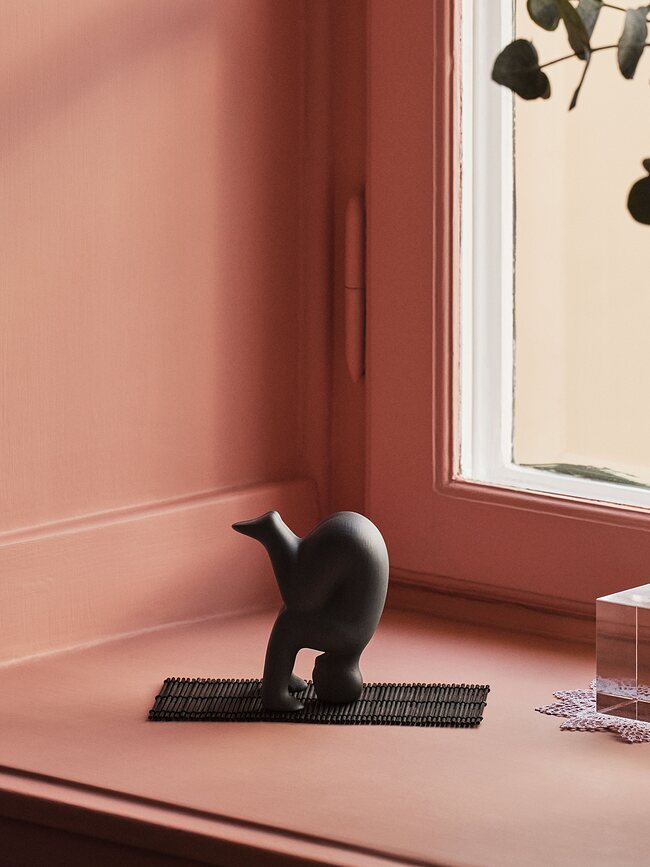 Yoga No.4 Figurine, gris clair